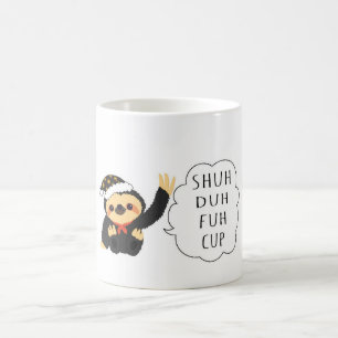 Duh Fuh-cupens roliga sluttning Citat-kaffe/Tea Mu Kaffemugg