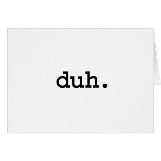 duh. hälsningskort (Framsidan Horizontal)