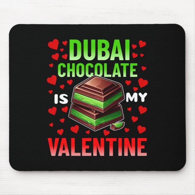 Dui Chocolate är min valentin rolig chokladkärlek Musmatta (Framsidan)