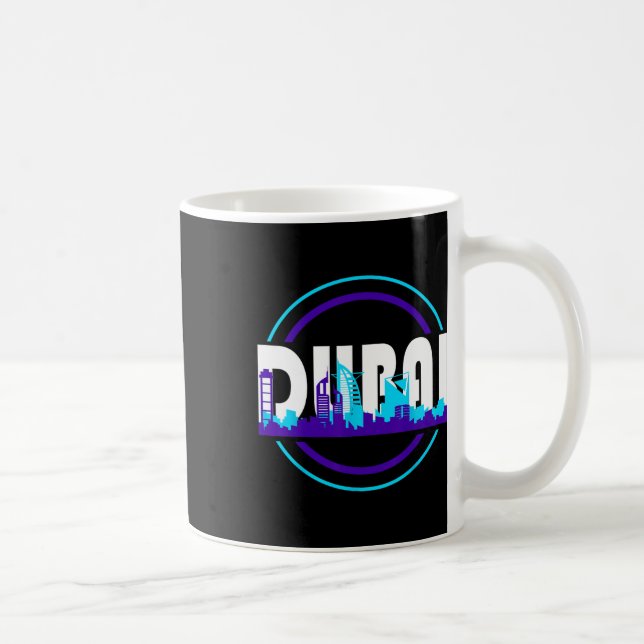 Dui Förenade Arabemiraten Semester Resa Souvenir  Kaffemugg (Höger)