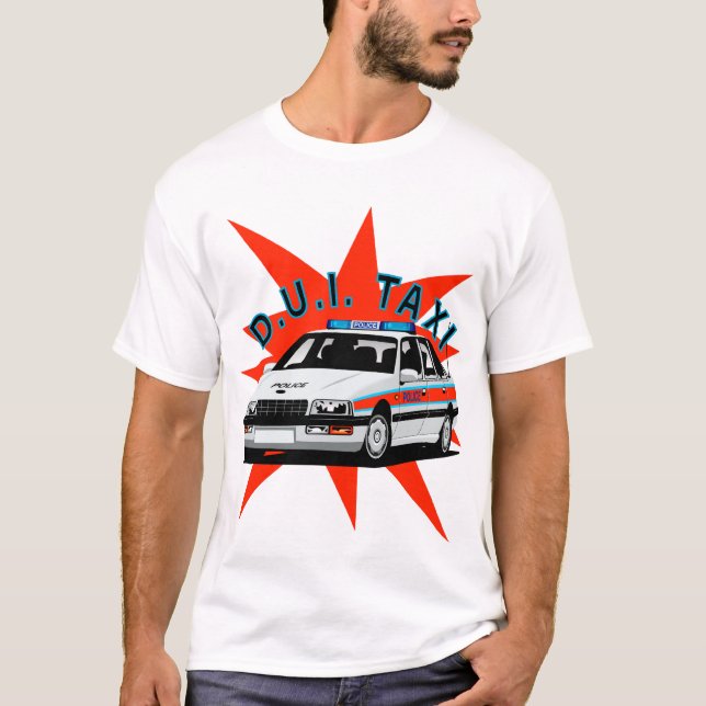 DUI-TAXI TEE SHIRT (Framsida)