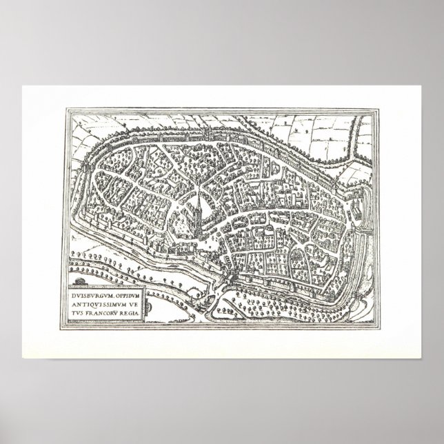 Duisburg: 1666 poster (Framsidan)