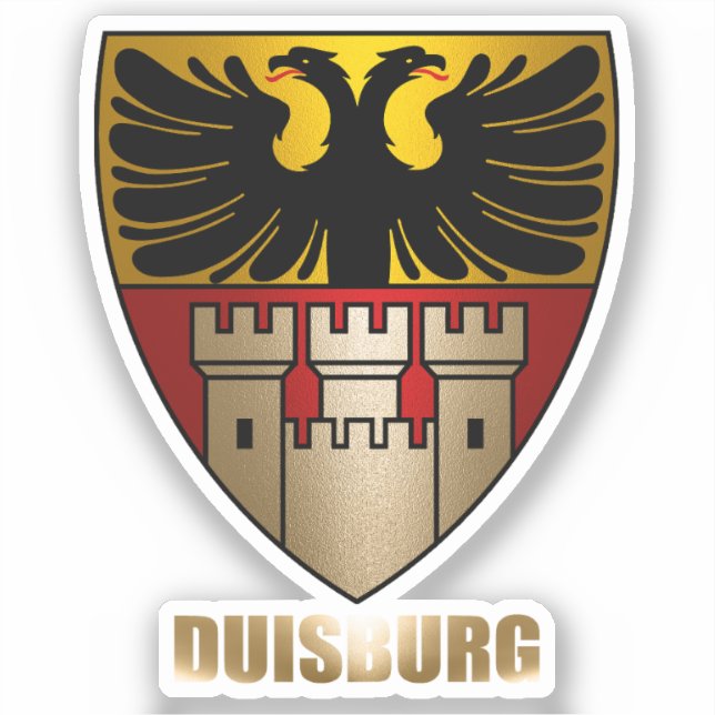 Duisburg Klistermärken (Framsida)