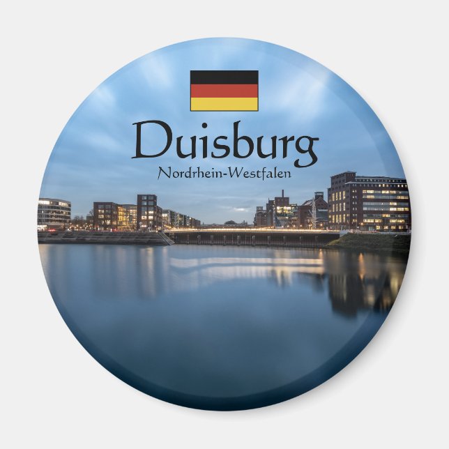 Duisburg Souvenir Magnet (Framsidan)