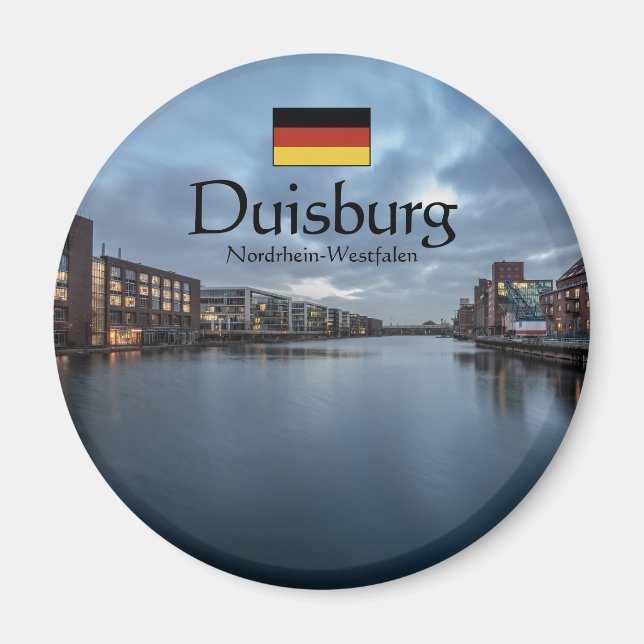 Duisburg Souvenir Magnet (Framsidan)