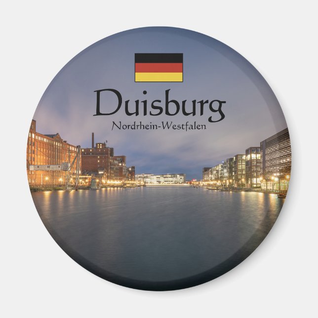 Duisburg Souvenir Magnet (Framsidan)