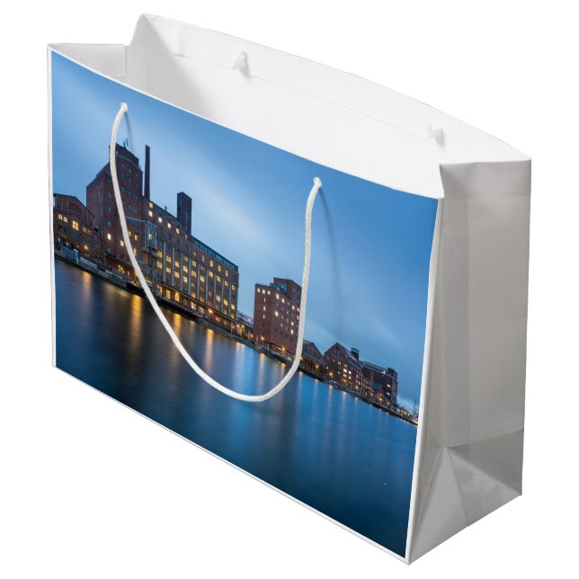 Duisburg Tyskland Large Gift Bag (Baksidan Vinklad)