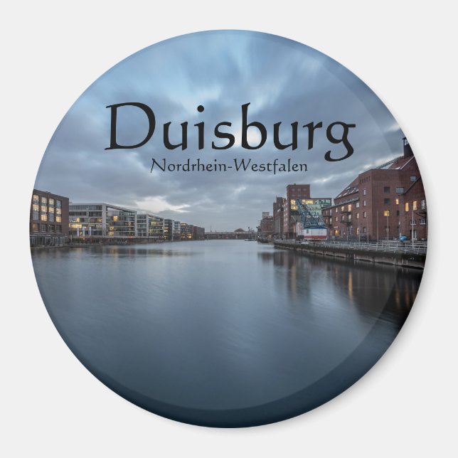Duisburg Tyskland Magnet (Framsidan)