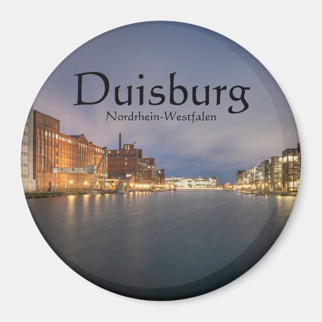 Duisburg Tyskland Magnet (Framsidan)