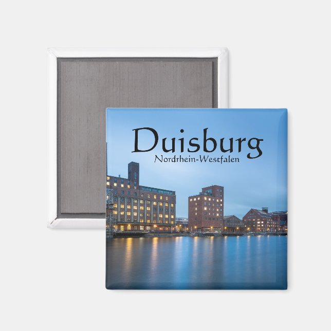 Duisburg Tyskland Magnet (Front/Back)