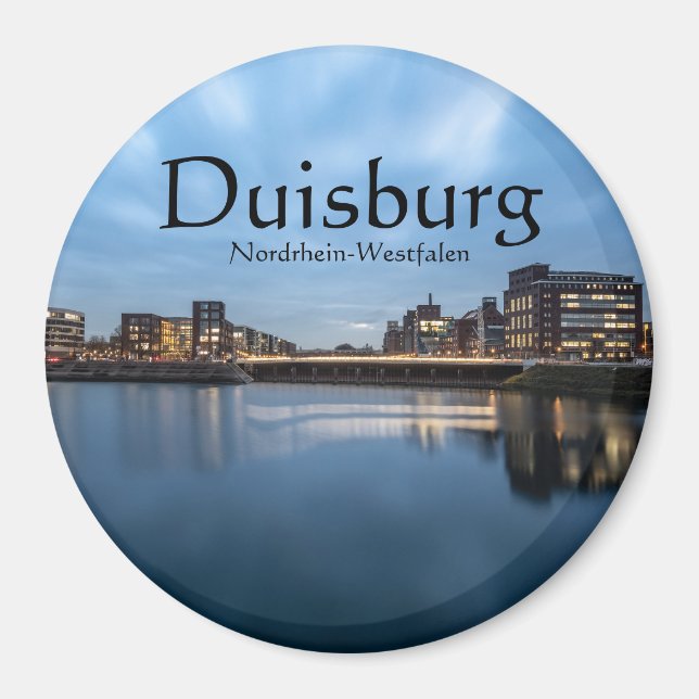 Duisburg Tyskland Magnet (Framsidan)