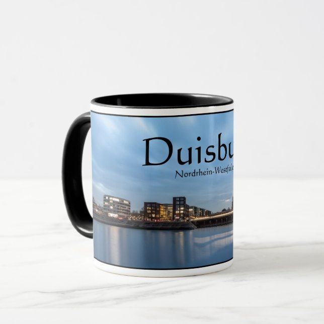 Duisburg Tyskland Mugg (Framsida vänster)