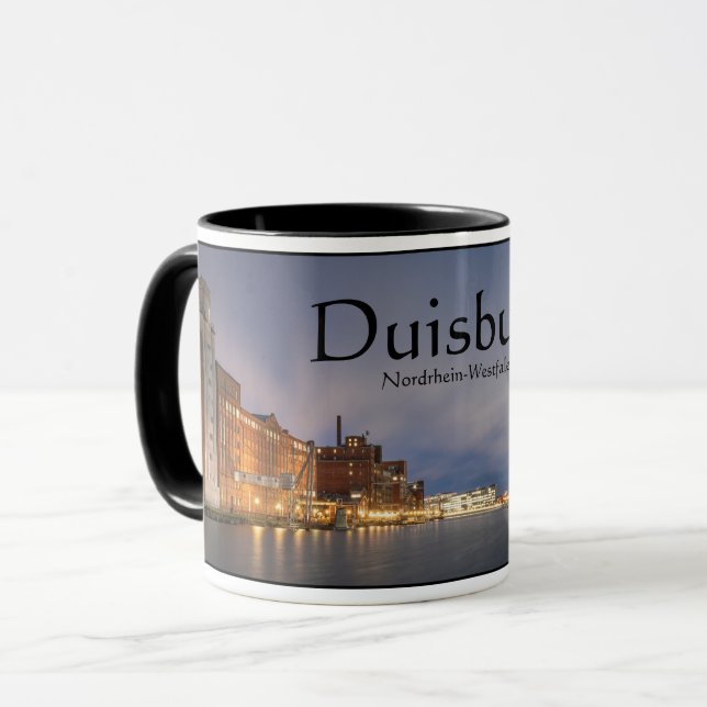 Duisburg Tyskland Mugg (Framsida vänster)