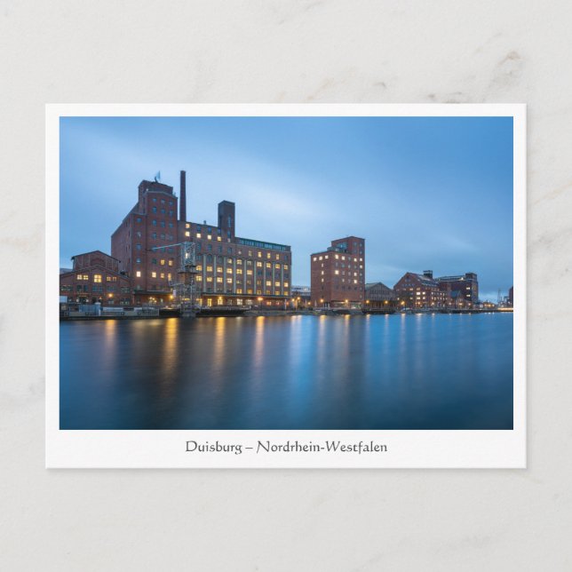 Duisburg Tyskland vykort (Framsida)