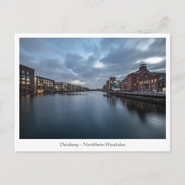 Duisburg Tyskland Vykort (Framsida)