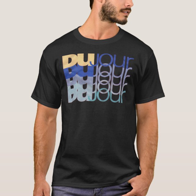 DuJour logotyp Classic T-Shirt (Framsida)