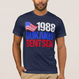 Dukakis Bentsen Retro val 1988 Tee