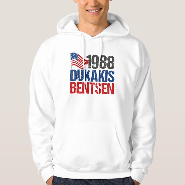 Dukakis Bentsen vintageval 1988 Sweatshirt (Framsida)