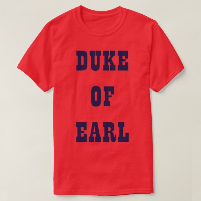 Duke av Earl Seen i Carry on Behind som bärs av Ea T Shirt (Design framsida)