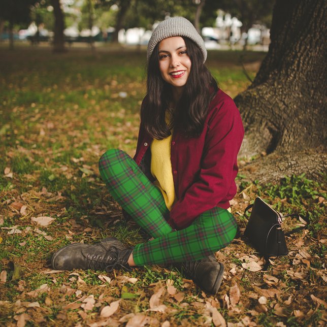 Duke av Fife Grönt Red Tartan Leggings (Skapare uppladdad)