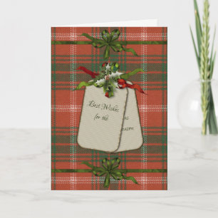 Duke av Rothesay Ancient Tartan-jul Helgkort