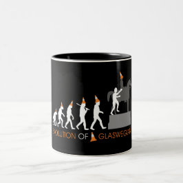 Duke av Wellingtons Glasgow Traffic Cone Hat Två-Tonad Mugg