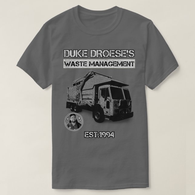 Duke Droeses Slösa Management T Shirt (Design framsida)