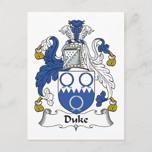 Duke Family Crest Vykort