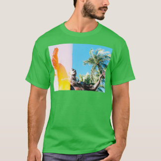 Duke Kahanamoku Statue Waikiki light leak T Shirt