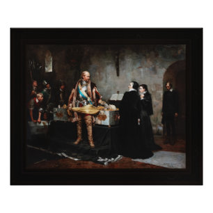 Duke Karl Insulting the Corpse of Klaus Fleming Fototryck