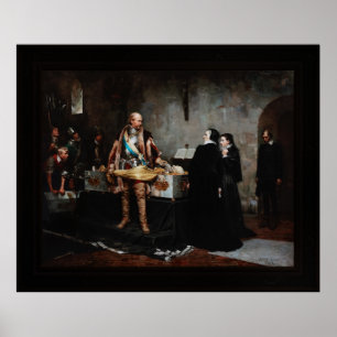 Duke Karl Insulting the Corpse of Klaus Fleming Poster