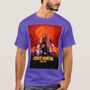Duke Nukem 3D-återspelsutskrift Hög kontrast T Shirt