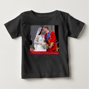 Duke och Duchess från Cambridge Royal Bröllop T Shirt