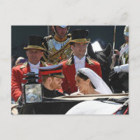 Duke och Duchess från Sussex-vagnen nära varandra