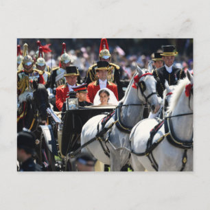 Duke och Duchess från Sussex-vagnen Vykort