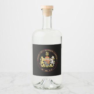 Duke of Sussex No. 48 Spritflaskor Etikett