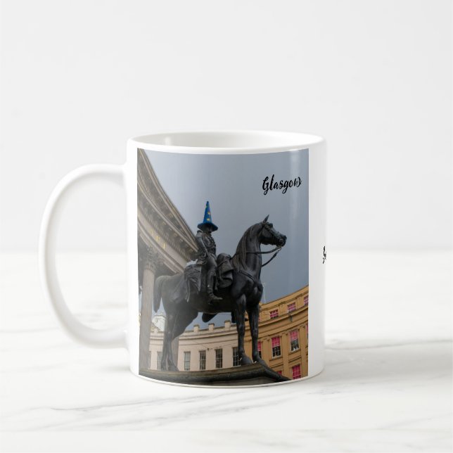 Duke of Wellington Statue, Glasgow Mug Kaffemugg (Vänster)