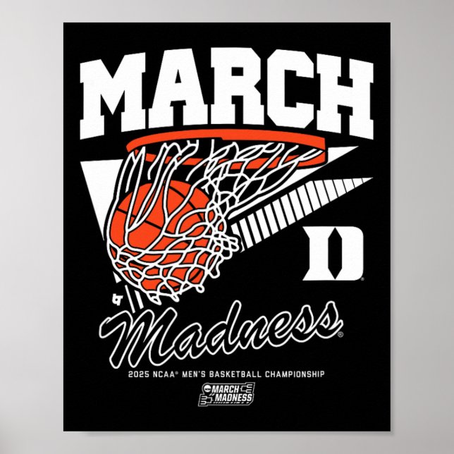Duke Sketll - 2025 Mars galenskap Sketll - Ncaa  Poster (Framsidan)