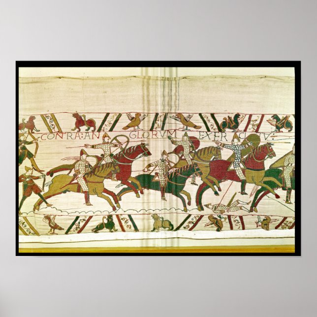 Duke William exhorts sina trupper Poster (Framsidan)
