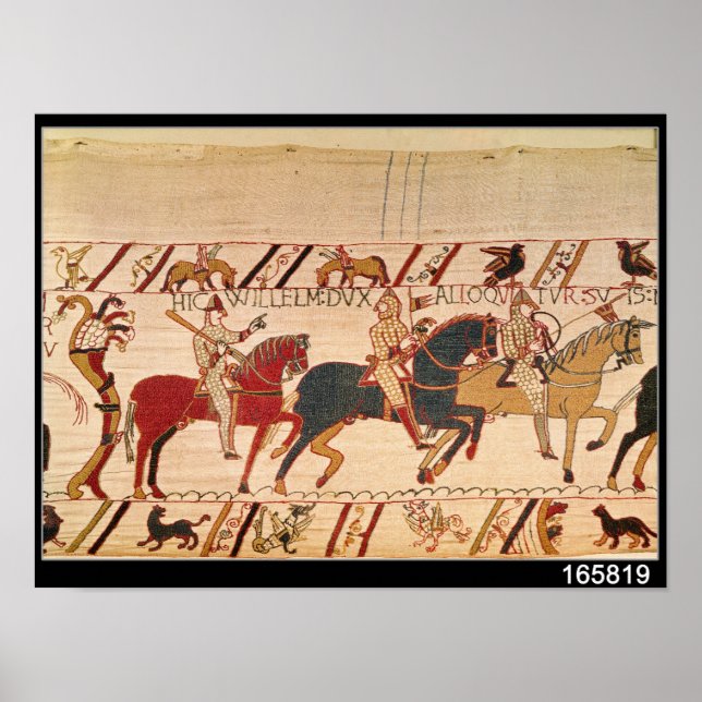 Duke William exhorts sina trupper Poster (Framsidan)