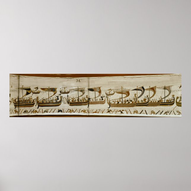 Duke William och hans flotta kor Pevensey Poster (Framsidan)