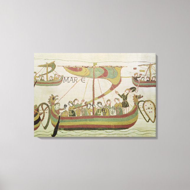 Duke William of Normandy kor i havet Canvastryck (Framsida)