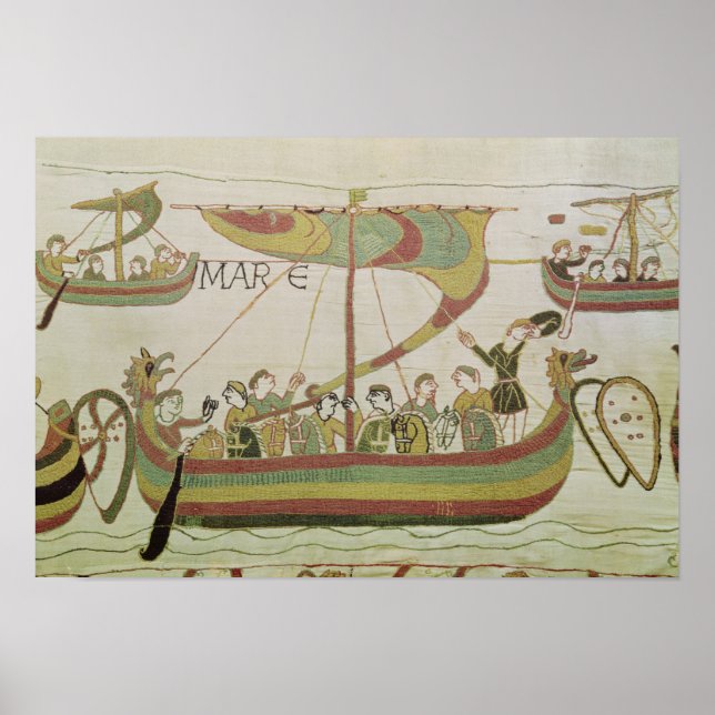 Duke William of Normandy kor i havet Poster (Framsidan)