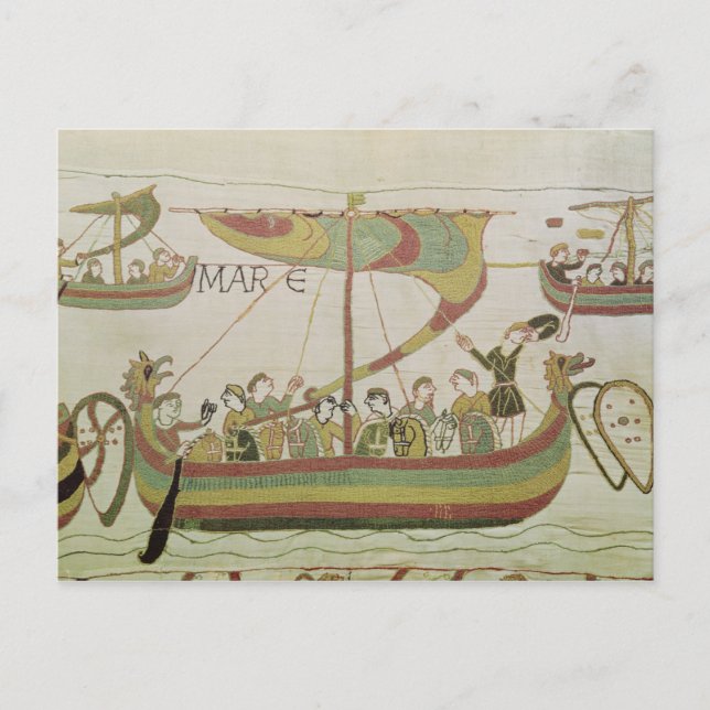 Duke William of Normandy kor i havet Vykort (Framsida)