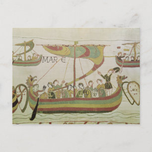 Duke William of Normandy kor i havet Vykort