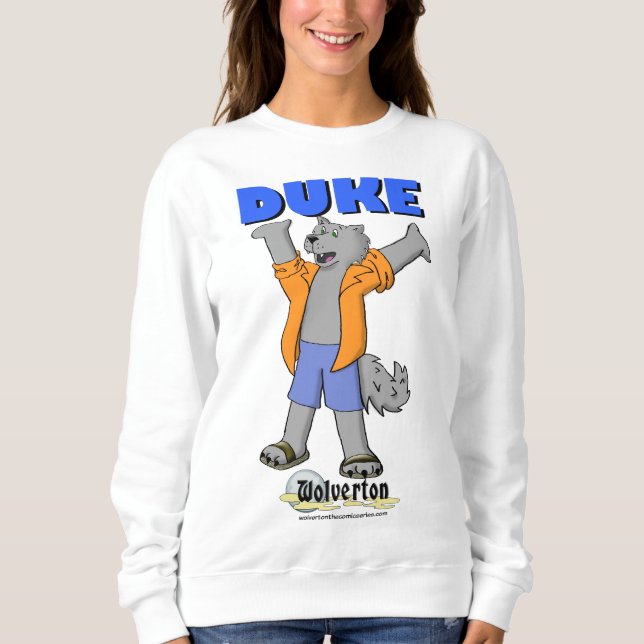 Duke Women's Sweatshirt T Shirt (Framsida)