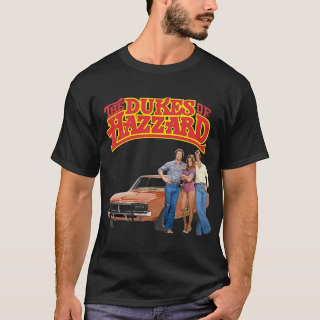 Dukes of hazzard tv show 80s boy t shirt (Framsida)