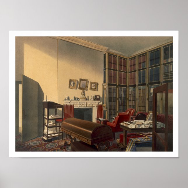 Duke's Oown Room, Apsley House, av T. Boys (färg) Poster (Framsidan)