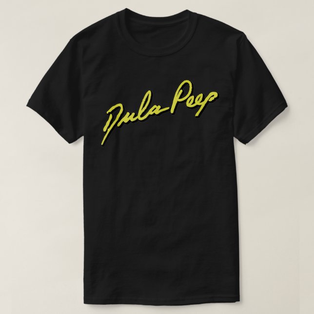 Dula Peep T Shirt (Design framsida)