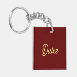 Dulce Acrylic Keychain